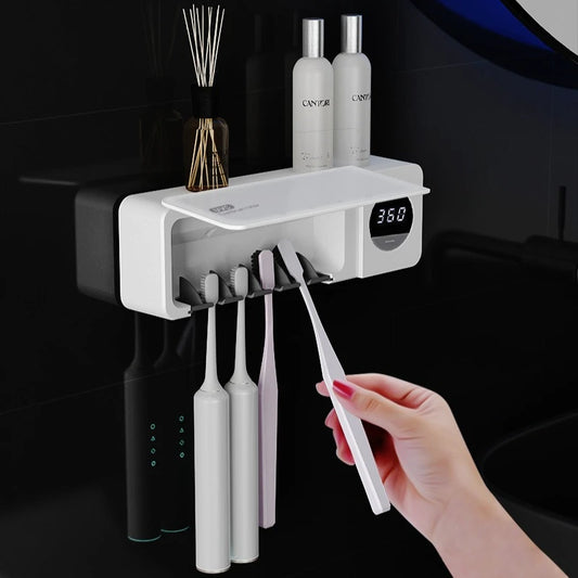 Alvora PureHolder – UV Toothbrush Sterilizer & Smart Holder